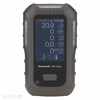 BW TECHNOLOGIES Multi-Gas Detector Black Housing Color, 497A79