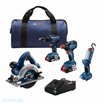 BOSCH Combo Kit 4-Tool Drive Size 1/2 18V DC, 802GC2
