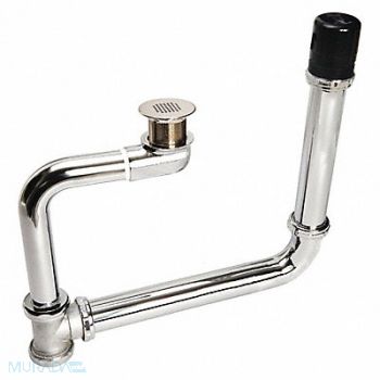 ODD BALL INDUSTRIES Grid Drain Kit Brass Silver 2-1/4 Dia, 497C02