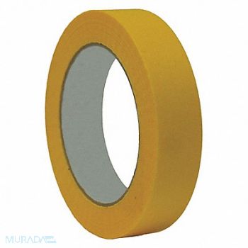 GRAINGER APPROVED Masking Tape 2 W 60 yd L Yellow, 497C05