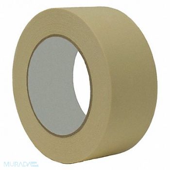 GRAINGER APPROVED Masking Tape 1 W 60 yd L Tan, 497C13