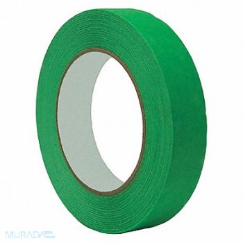 GRAINGER APPROVED Masking Tape 1 1/2 W 60 yd L Green, 497C25