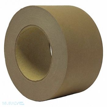 GRAINGER APPROVED Masking Tape 4 W 60 yd L Brown, 497C49