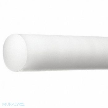 GRAINGER APPROVED PlstcRod AcetalHomoplym 5/16 Di 4ftL Wht, 60TP56