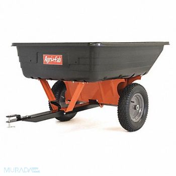 AGRI-FAB Trailer Cart 10.0 cu.ft. Rubber Wheels, 498W45