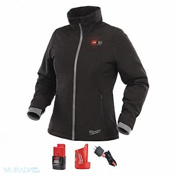 MILWAUKEE Heated Jacket 2XL Womens 12V Battery, 498X70