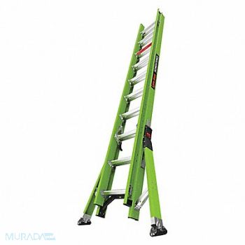 LITTLE GIANT Extension Ladder 300 lb Cap. Fiberglass, 498Z01