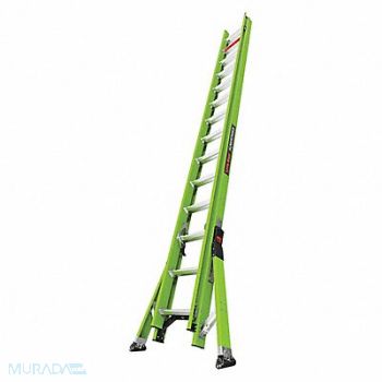 LITTLE GIANT Extension Ladder 300 lb Cap. Fiberglass, 498Z05