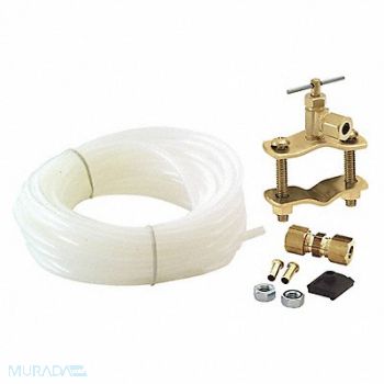 GRAINGER APPROVED Water Connector Kit Polyethylene Silver, 499A67