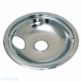 GRAINGER APPROVED Drip Bowl 8 Range Type Fits GE PK6, 499C17