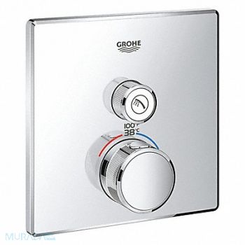 Sngl Func Thermostatic Trim Grohe Chrome, 499D12