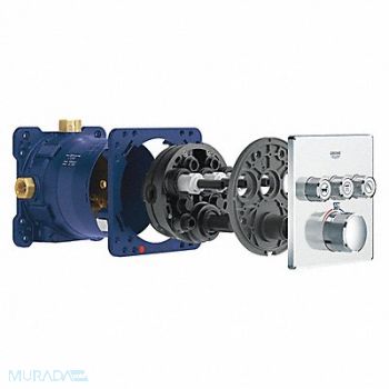 Trpl Func Thermostatic Trim Grohe Chrome, 499D36