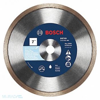 BOSCH Diamond Saw Blade Blade Dia 7 in., 499K87