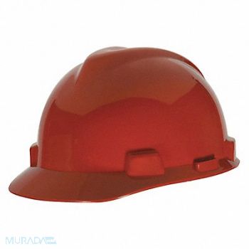 MSA K2045 Hard Hat Type 2 Class E Red, 499L44