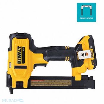 DEWALT Staple Gun Cordless 20VDC 18 ga. Staple, 499M10