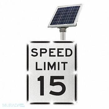 TAPCO LED Traffic Sign Speed Limit 15 30 x24, 49AE40