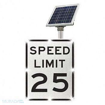 TAPCO LED Traffic Sign Speed Limit 25 30 x24, 49AE41
