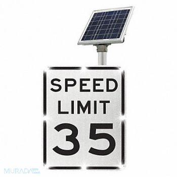 TAPCO LED Traffic Sign Speed Limit 35 30 x24, 49AE44