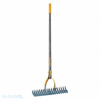 TRUE TEMPER Thatch Rake Straight 54 Handle L, 49AF70