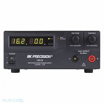 B K PRECISION DC Power Supply 0 to 15A 1 to 60V, 49AF91