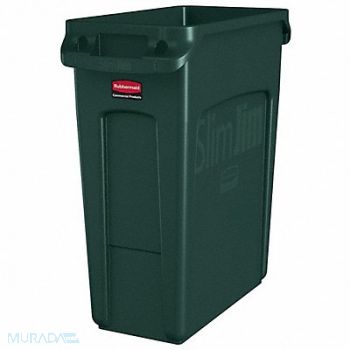 RUBBERMAID COMMERCIAL PRODUCTS J6250 Utility Container 16 gal Plastic Green, 49AJ48