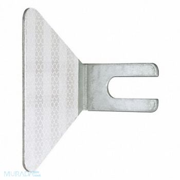 TAPCO Bolt-On Guardrail Reflector Steel PK50, 49AK64