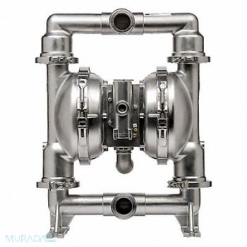 ARO DblDiaphPmp Tri-Clamp PTFE/SStl 2 54gpm, 49AV36