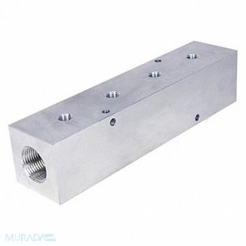 PNEUMADYNE INC Manifold Aluminum 4Outlets 9.75 L, 49AV65