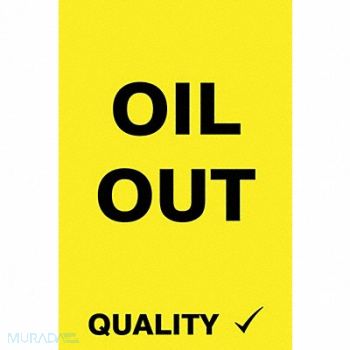 ACCUFORM Safety Tag 6 in H 4 in W Plastic, 49AW74