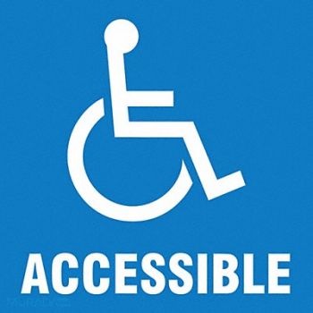 ACCUFORM Safety Label 8 in x 8 in Polyester, 49AW77