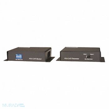 SPECO TECHNOLOGIES VGA Cat5 Extender Black Connection VGA, 49AZ55