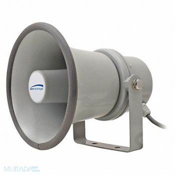 SPECO TECHNOLOGIES PA Weatherproof Speaker 7-1/4 D Aluminum, 49CA10