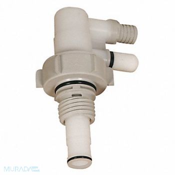 LIQUIDYNAMICS INC. Coupler Polypropylene 3/4 Hose Barb, 49CD11