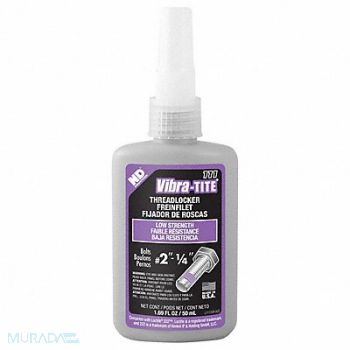 VIBRA-TITE Low-Strength Threadlocker 1.6907 fl oz, 49CE72