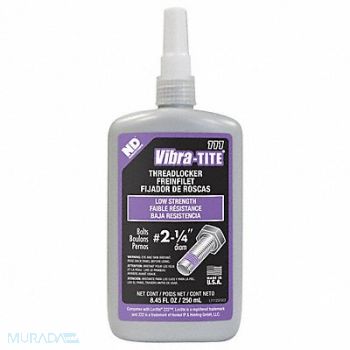 VIBRA-TITE Low-Strength Threadlocker 8.4535 fl oz, 49CE74