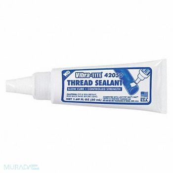 VIBRA-TITE Thread Sealant White Tube 50mL, 49CE88