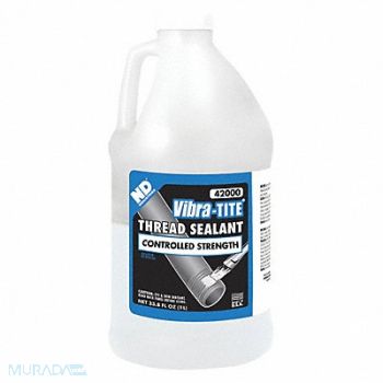 VIBRA-TITE Thread Sealant White Bottle 1L, 49CE89