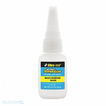 VIBRA-TITE Instant Adhesive 0.70 fl oz Bottle, 49CF32
