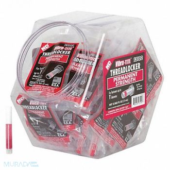 VIBRA-TITE HiStrength Threadlocker 0.06 fl oz PK100, 49CF48
