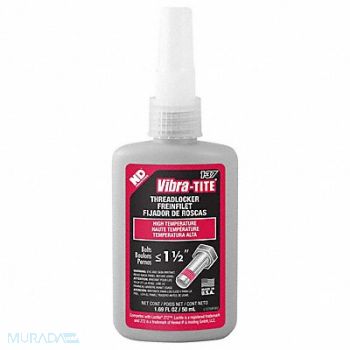 VIBRA-TITE High-Strength Threadlocker 1.6907 fl oz, 49CF58