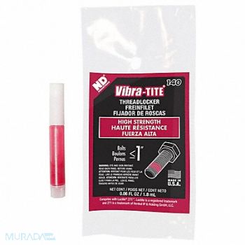 VIBRA-TITE High-Strength Threadlocker 0.0608 fl oz, 49CF59