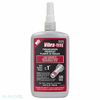 VIBRA-TITE High-Strength Threadlocker 8.4535 fl oz, 49CF63