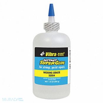 VIBRA-TITE Instant Adhesive 1 lb Bottle, 49CG10