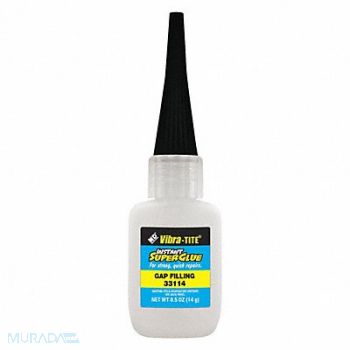 VIBRA-TITE Instant Adhesive 0.5 fl oz Bottle, 49CG21