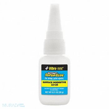 VIBRA-TITE Instant Adhesive 0.70 fl oz Bottle, 49CG22