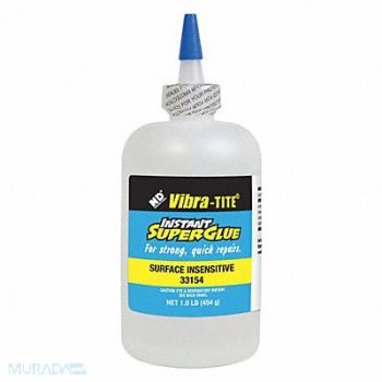 VIBRA-TITE Instant Adhesive 1 lb Bottle, 49CG23
