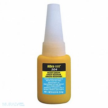 VIBRA-TITE Instant Adhesive 0.33 fl oz Bottle, 49CG27