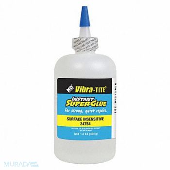 VIBRA-TITE Instant Adhesive 1 lb Bottle, 49CG79