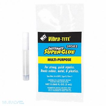 VIBRA-TITE Instant Adhesive 0.06 fl oz Tube, 49CH08