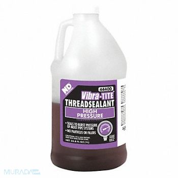 VIBRA-TITE Threadlocker Brown Bottle 1L, 49CH18